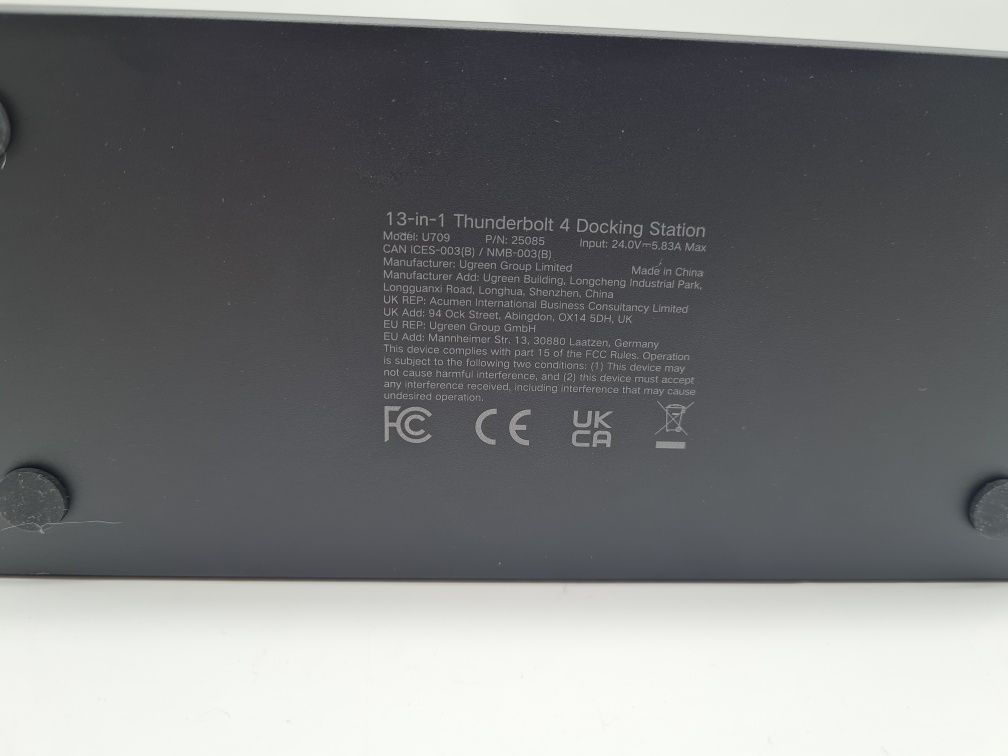 UGREEN Stacja Dokująca Hub Adapter 13w1 Thunderbolt 4 SD TF 1000 Mbps