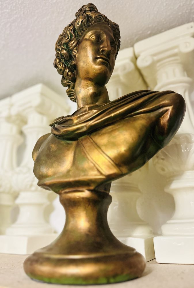 Busto retrato de Apollo grande dimensao