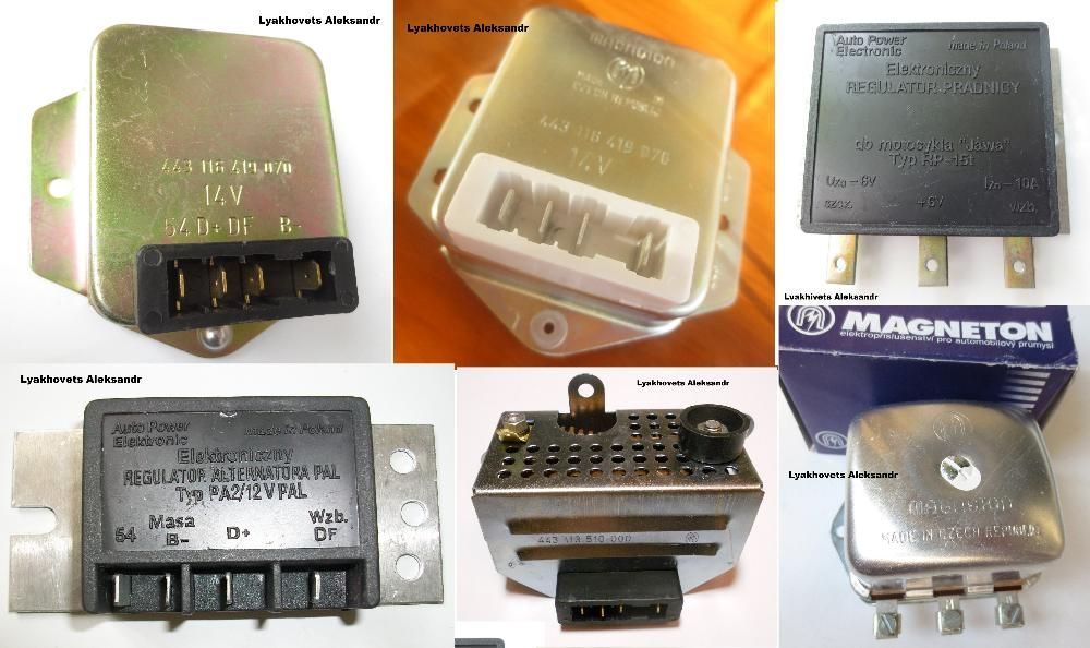 ДИОДНЫЙ мост, РЕЛЕ зарядки ЯВА 6, 12V Китай Польша Чехия