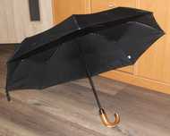 Parasol czarny składany automatyczny firmy F.P