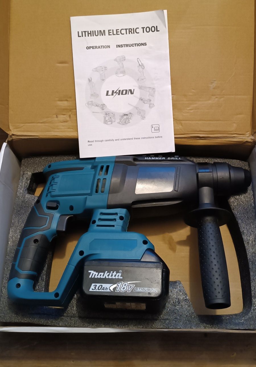 Wiertarka na akumulator Makita 18V udarowa bezprzewodowa SDS