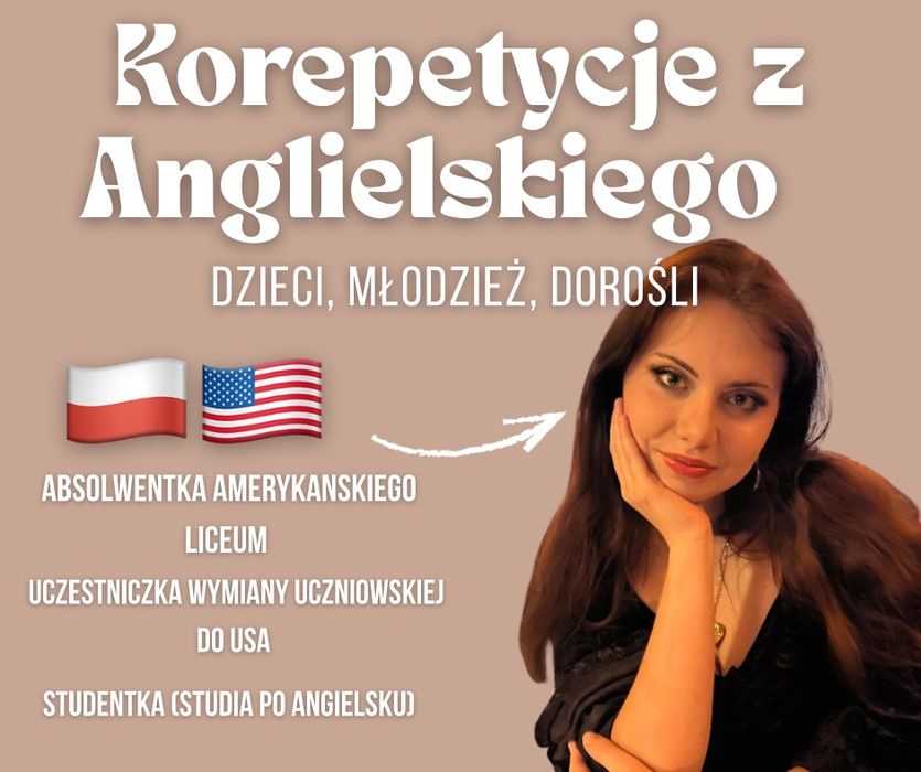 Korepetycje z Anglieslkiego dzieci/mlodziez/dorosli online