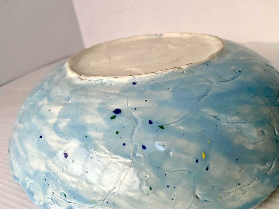 Prato decorativo artesanal