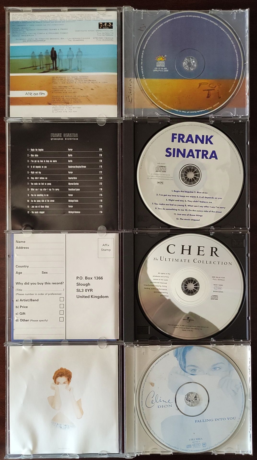 CDs de vários artistas