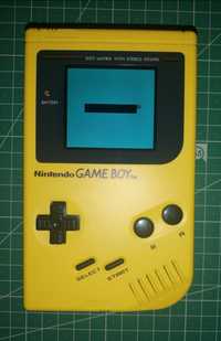 Game boy DMG 01 amarelo ips lcd 2.45 polgadas