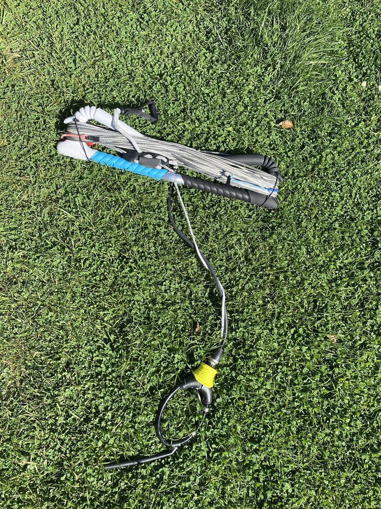Kitesurfing (Jak Nowy!)/Latawiec 12m + Bar + Plecak + KOMPLETNY ZESTAW