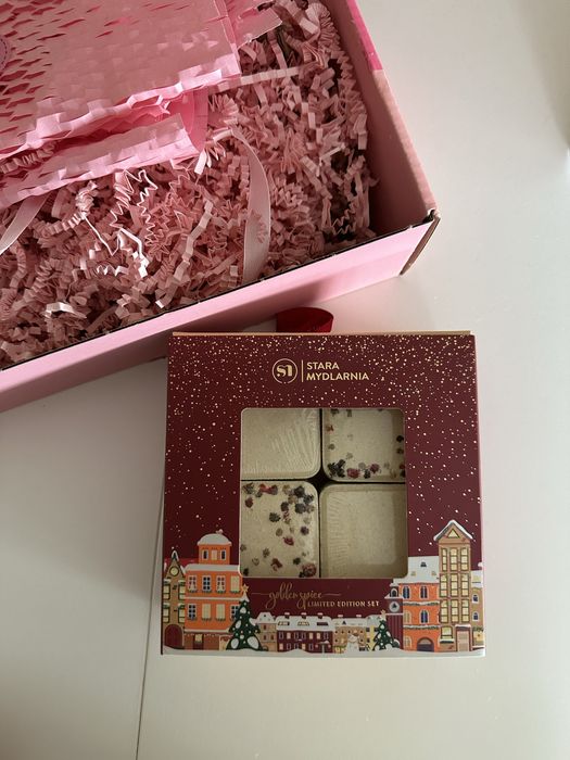 Mydlo Stara Mydlarnia Golden Spice zestaw kostek do kąpieli