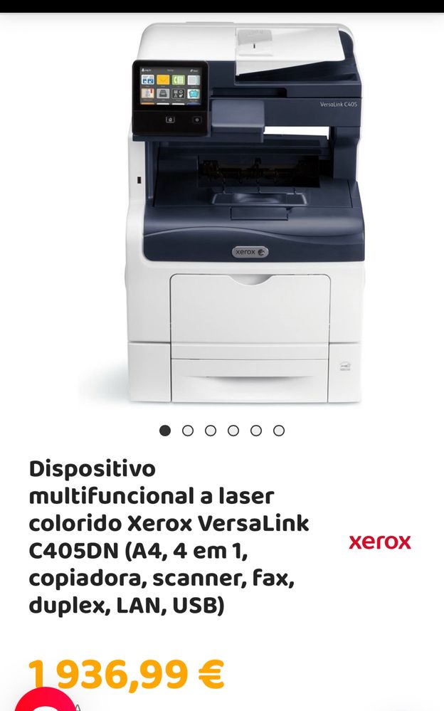 Impressora xerox versalink c405