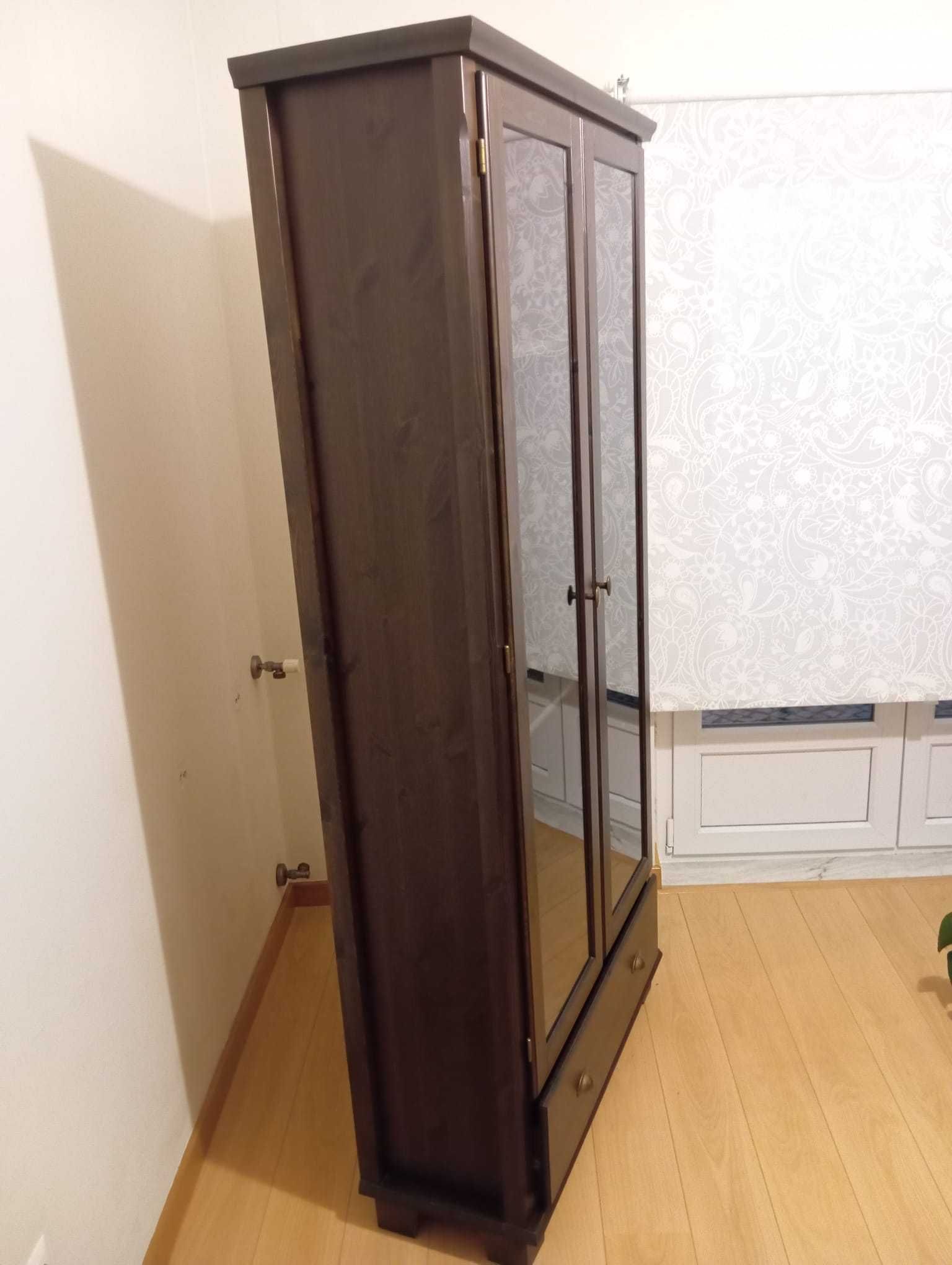 Vitrine Hemnes Castanho Escuro