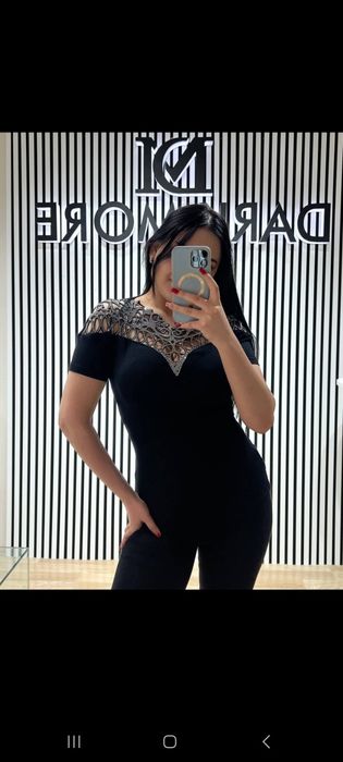 Sassofono Dark More нарядная кофта с камнями. Люкс! Размер s