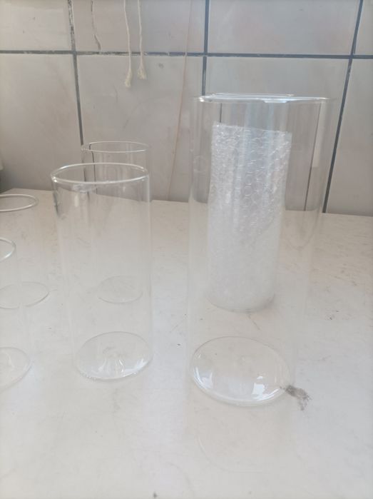 wazony cylindryczne 6 sztuk