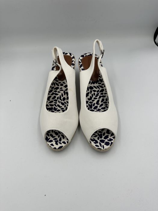 Espadryle na koturnie białe Anna Field 40