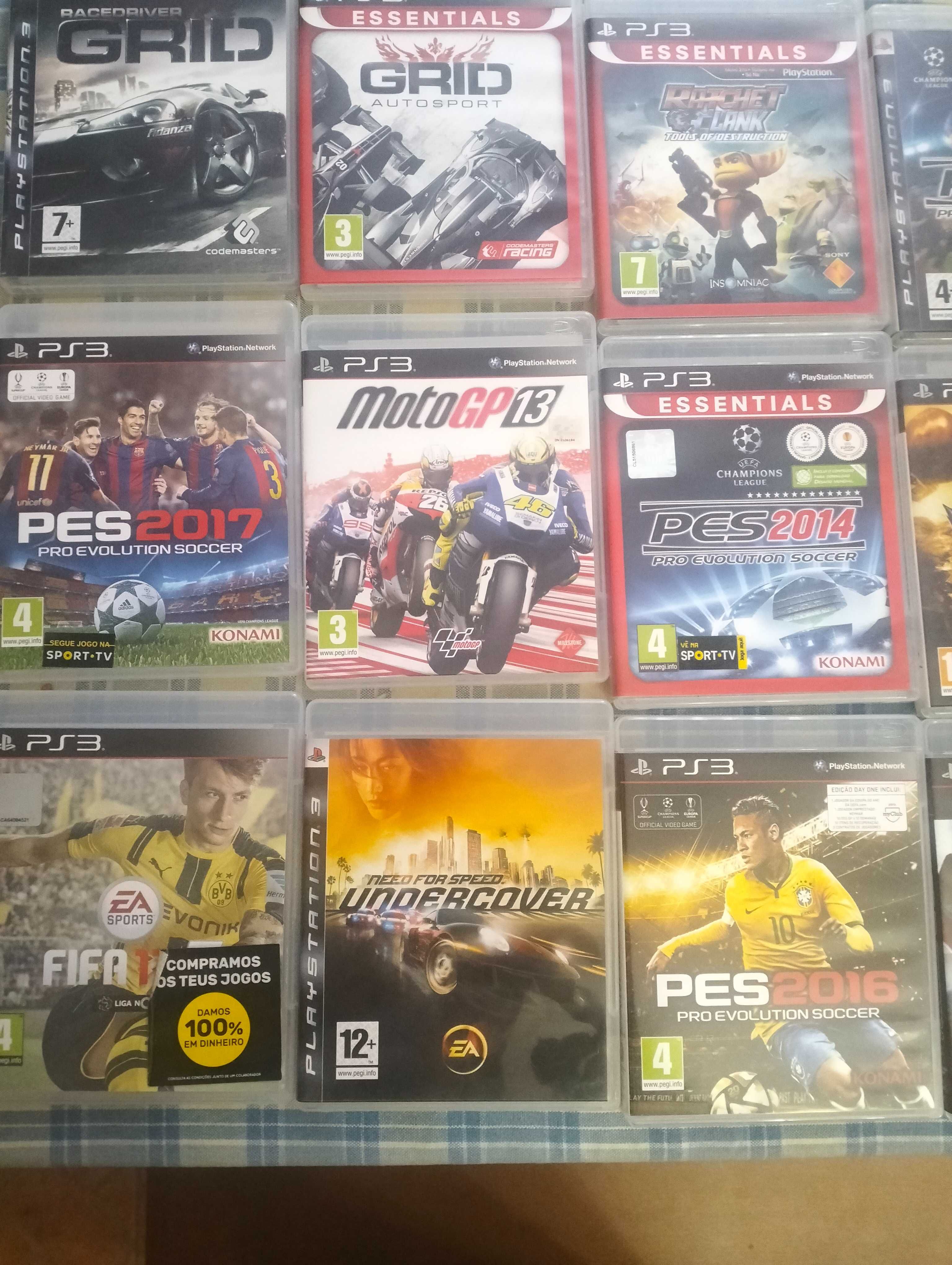 Jogos PS3 com pouco uso