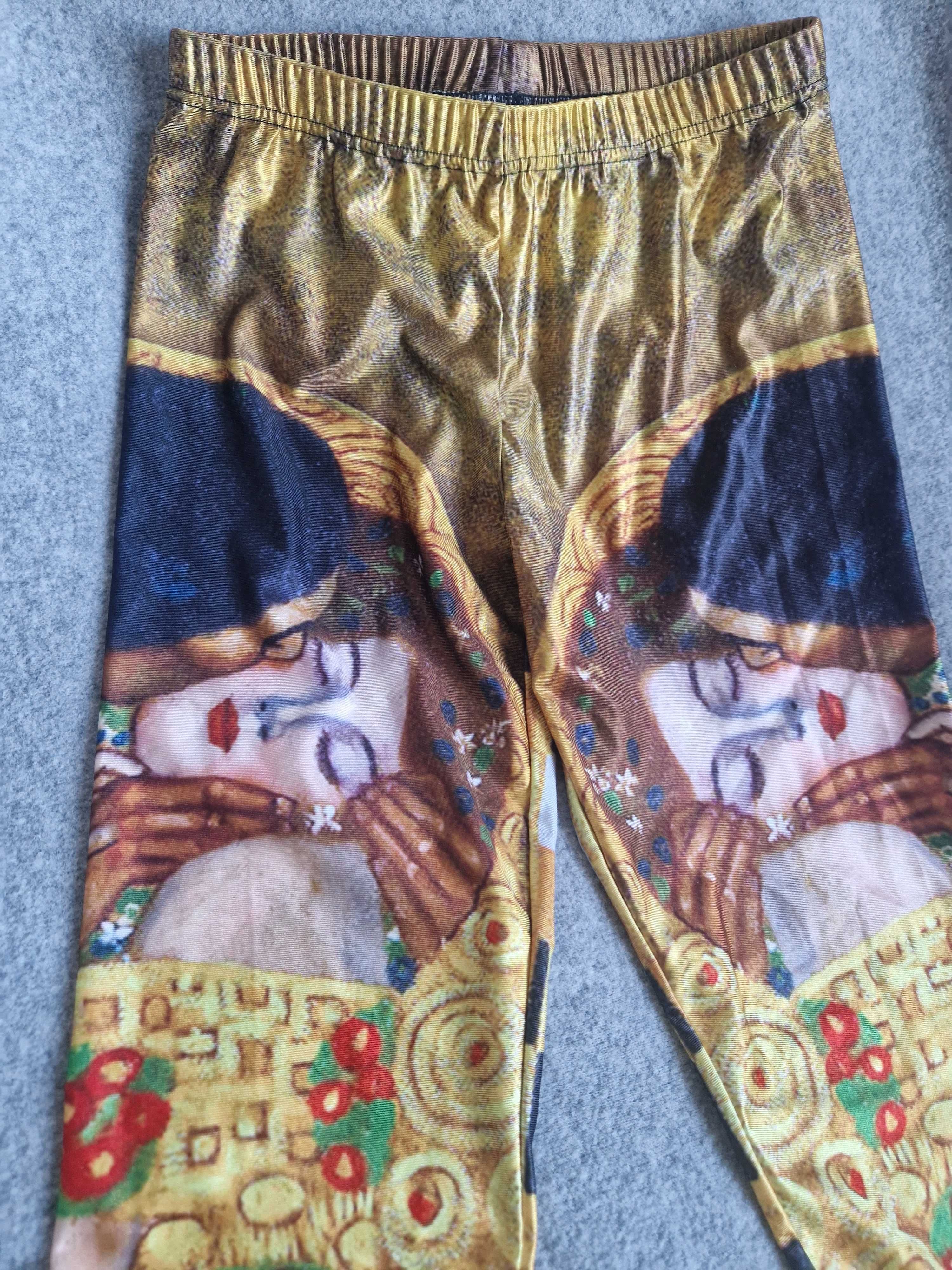 Legginsy Gustav Klimt pocałunek