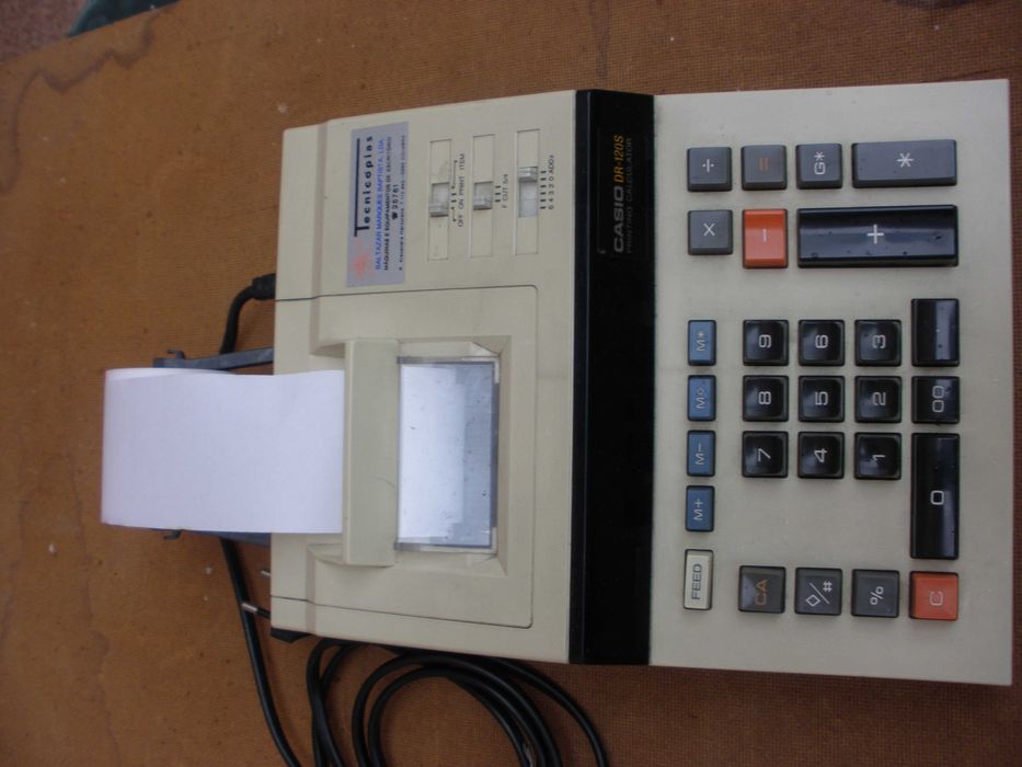 Calculadora de rolo Casio +oferta