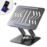 Podstawka pod laptopa Wozinsky WRS-CPY84SB 360 aluminiowa + Gratis! po