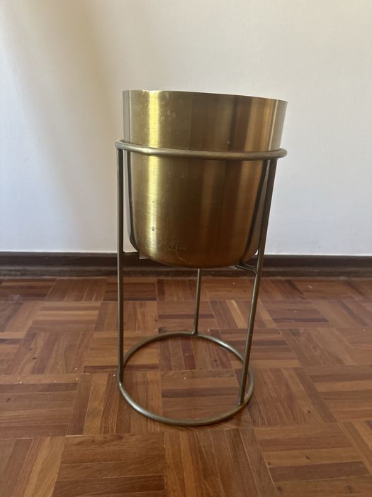 Zara home Vaso dourado