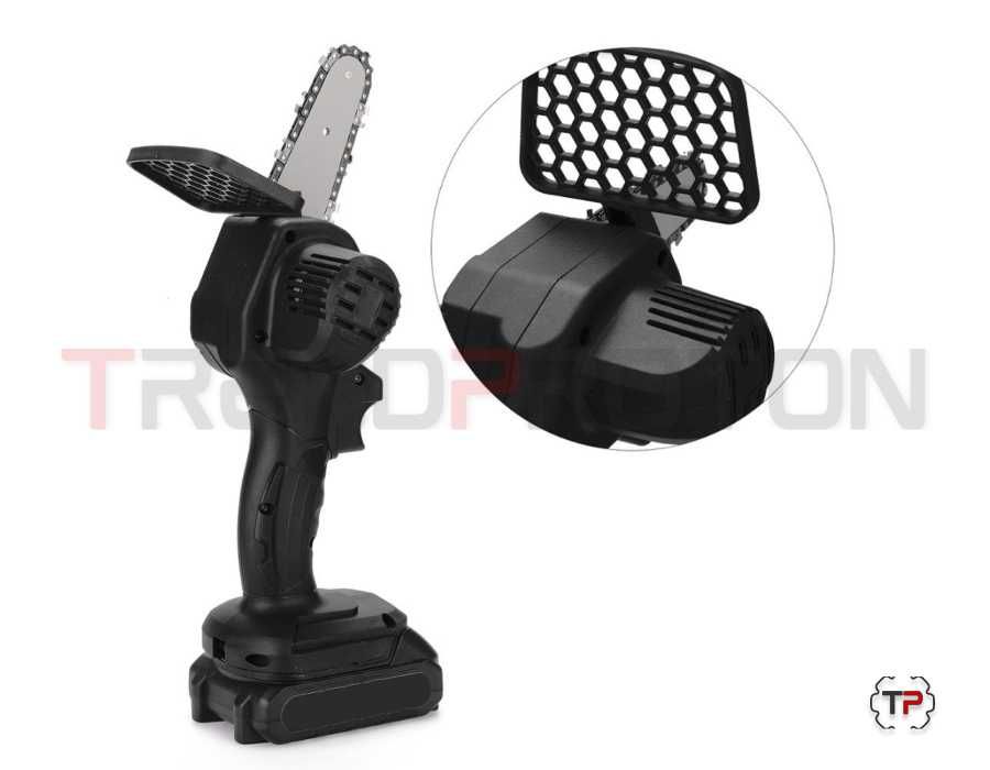 Mini Motosserra 4" c/ 2 Baterias 2Ah