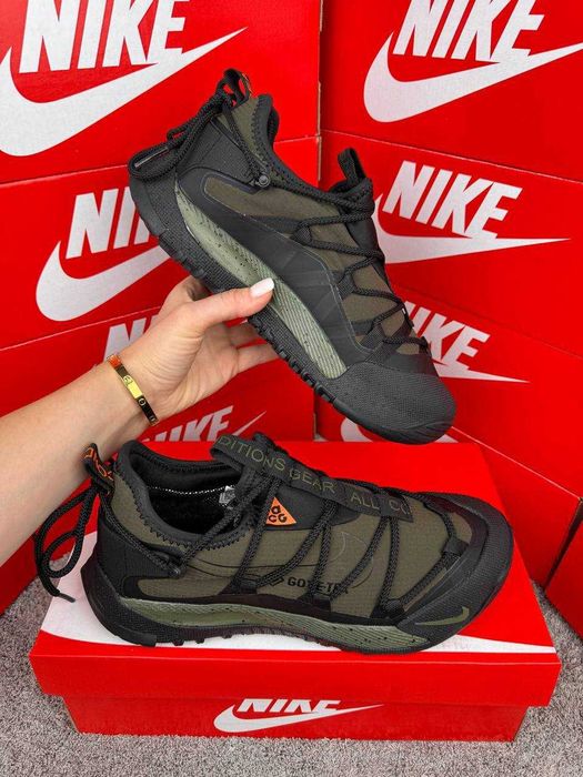 !SALE! Nike ACG Terra Antarktik Low (Gore-Tex) Black/Khaki 40-45 асг