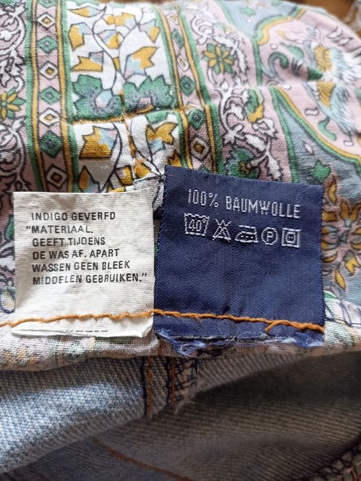 Ogrodniczki jeansowe krótkie vintage