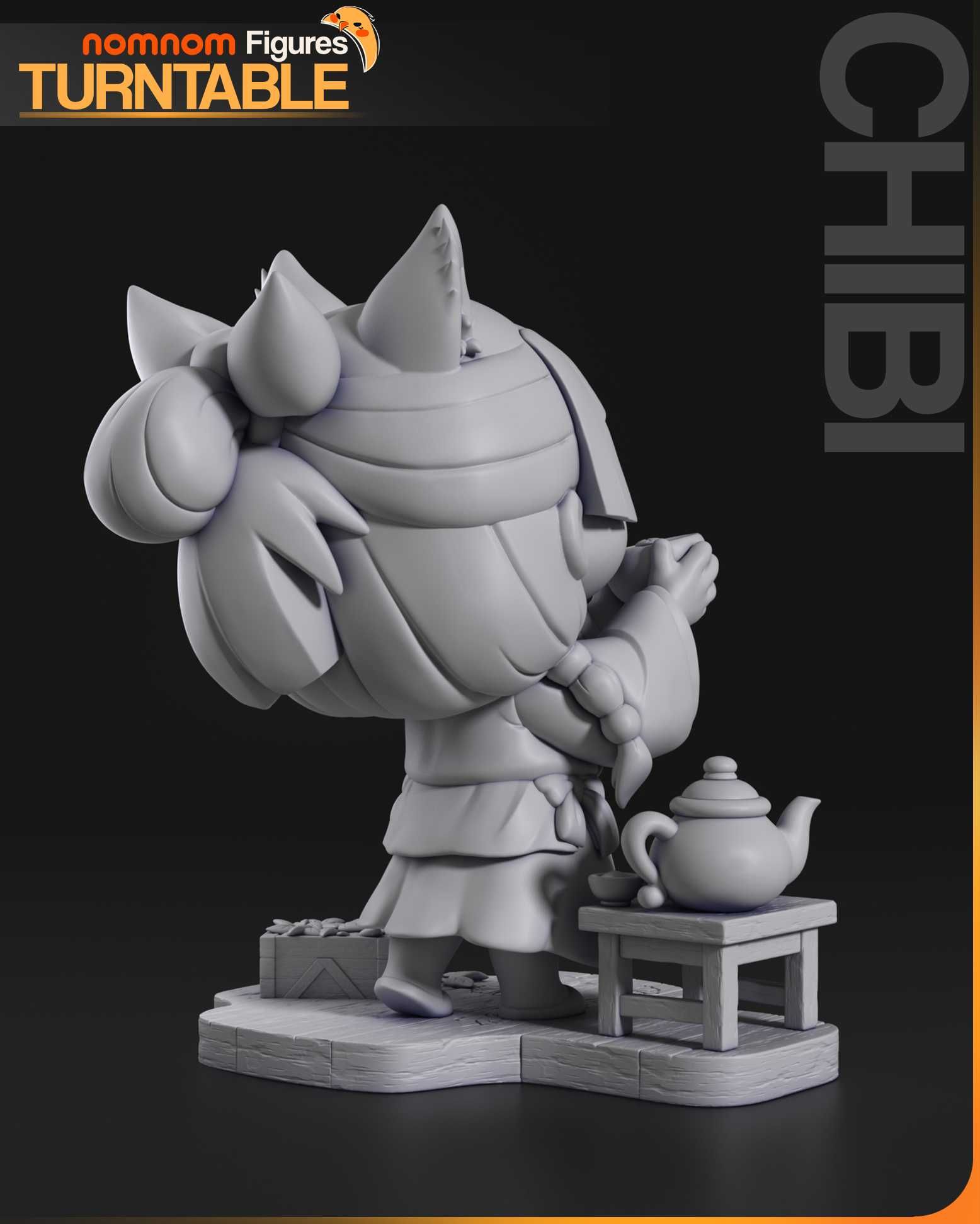 Chibi Maomao - The Apothecary Diaries - 66mm - Druk 3D Żywica Figurka