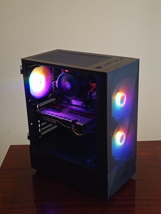 Komputer rx580/Ryzen5/16Gb/SSD M2/RGB!!