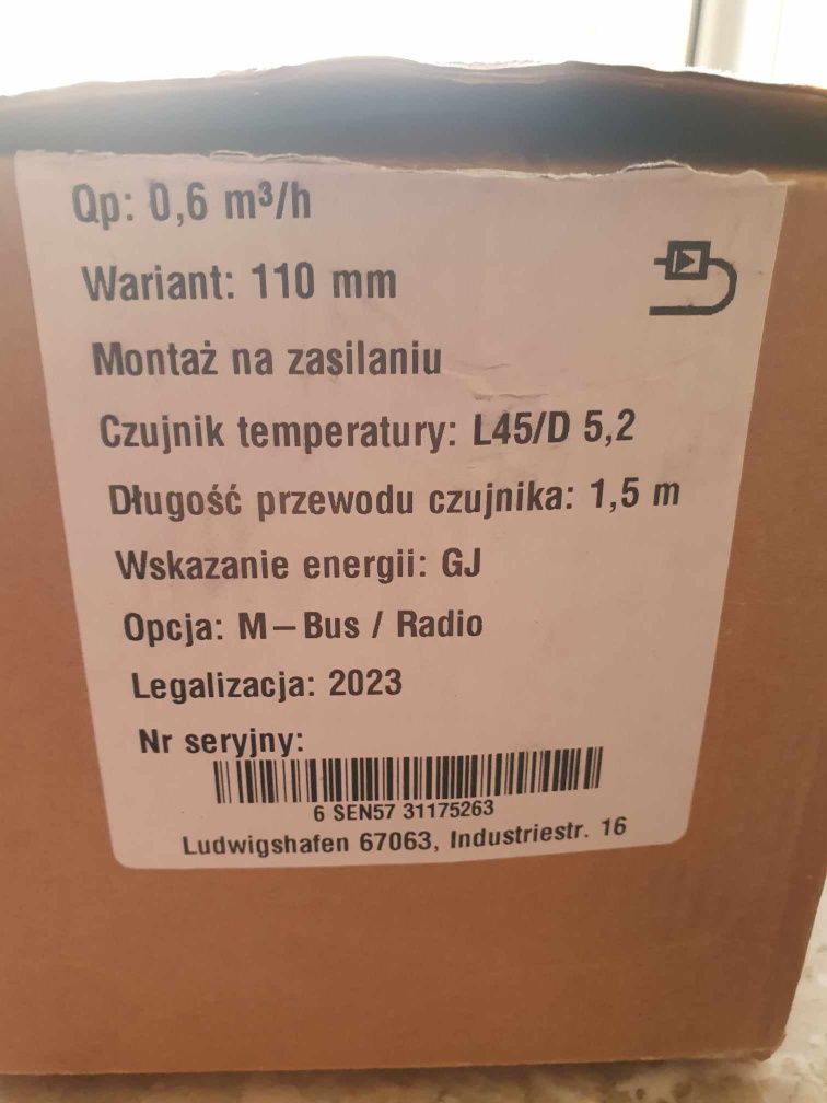 Ciepłomierz sensus PolluCom FX