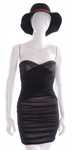 MISS SELFRIDGE czarna mini sukienka tuba 34