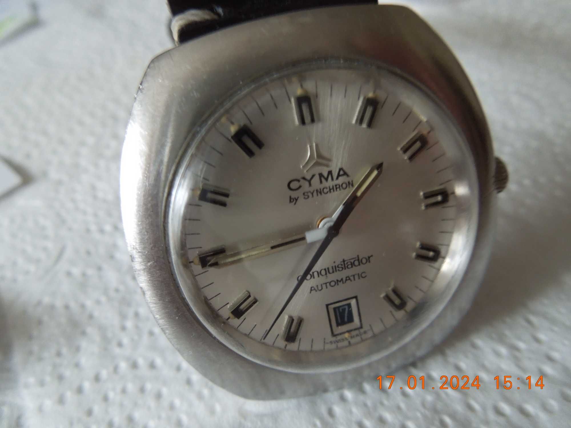 zegarek cyma automatic