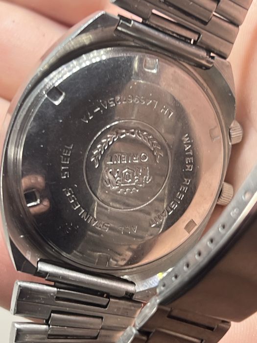 Zegarek Orient College “patelnia” lata 80