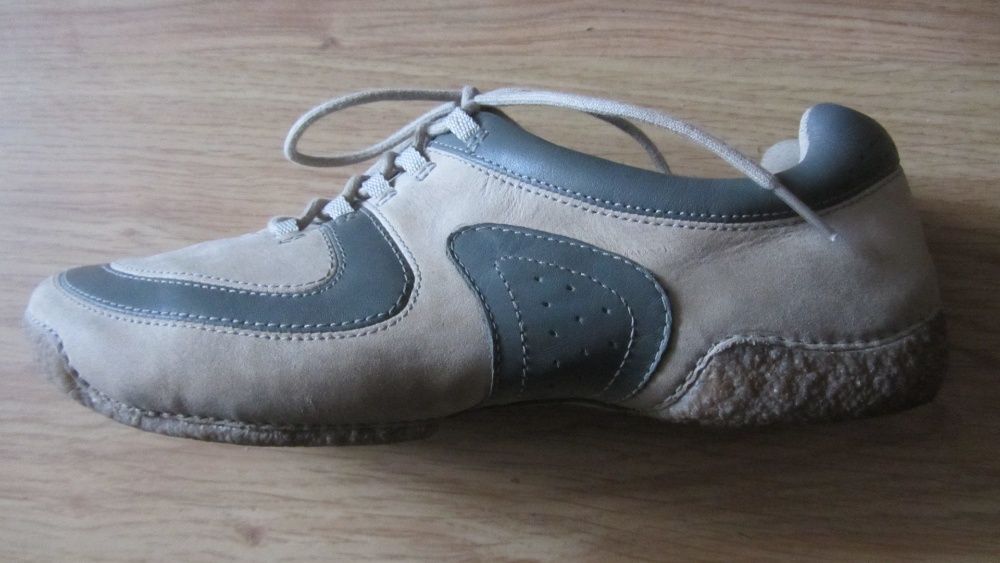 Женские кожаные туфли - мокасины Clarks 39 р.