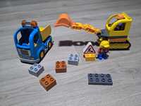 Zestaw LEGO Duplo 10812 - Ciężarówka i koparka gąsienicowa