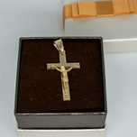 złota zawieszka 585 3,21gram 4,5cm KRZYŻ krzyżyk WYSYŁKA GRATIS