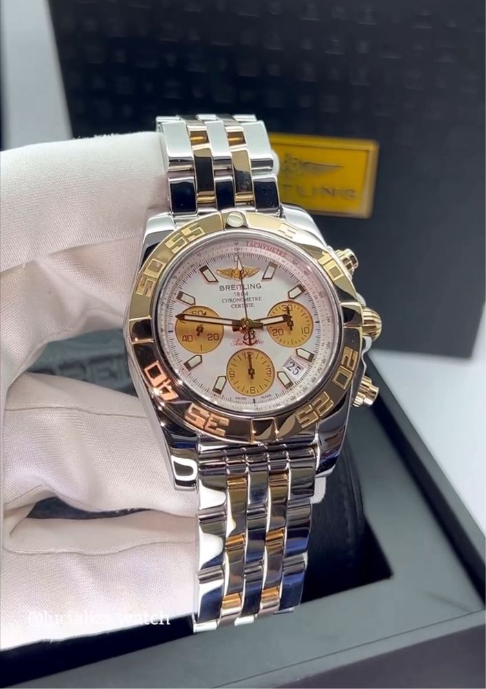 Часы BREITLING Chronomat Сталь/Золото 41mm