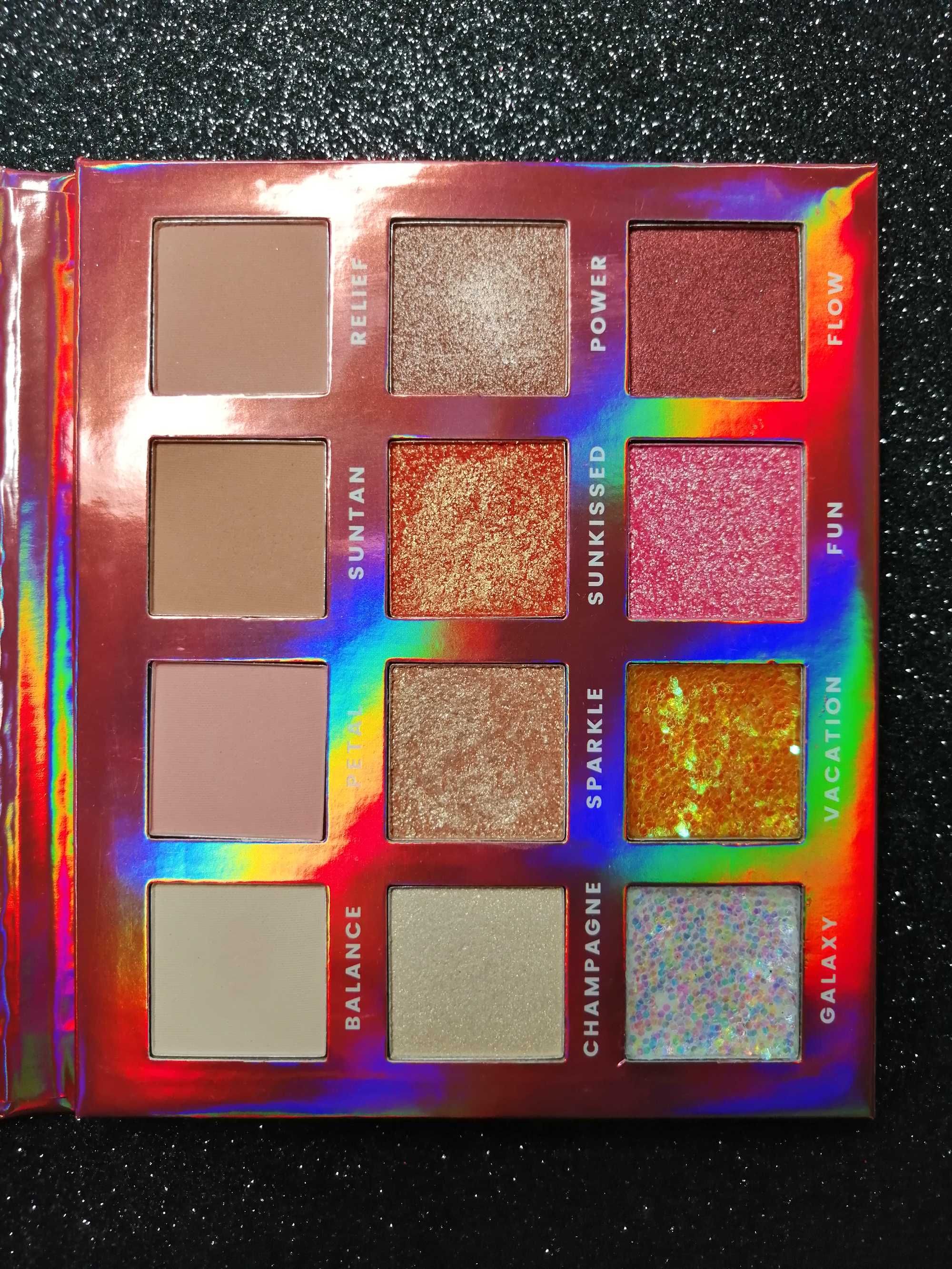 Paleta cieni Galaxy Sunset Stars glitter topper błyszcząca brokat