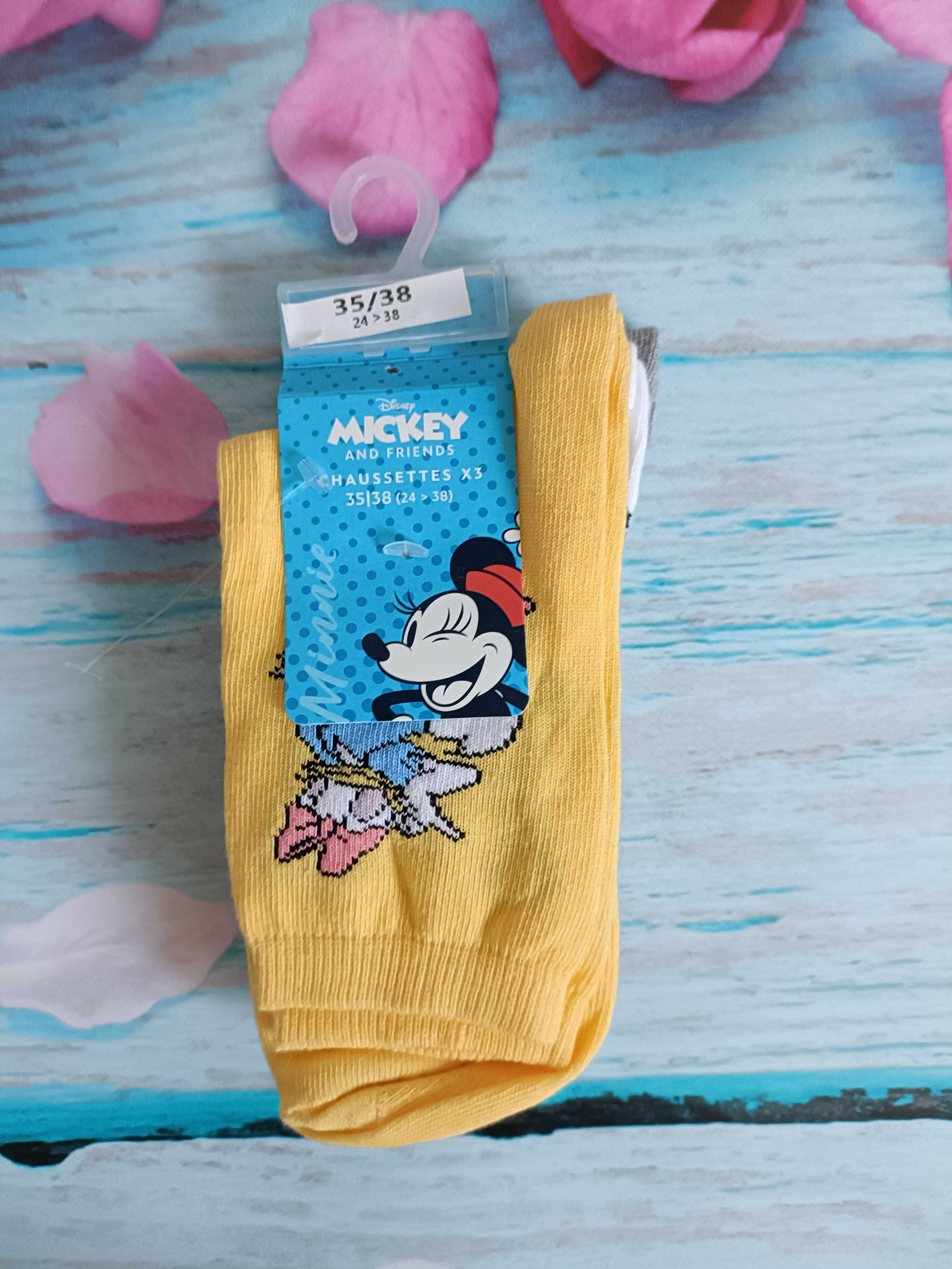 Skarpetki dla dziewczynki Minnie, Daisy 35-38 NOWE !!!