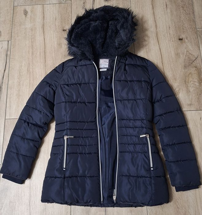 Ciepła zimowa kurtka dziewczęca f&f 152
