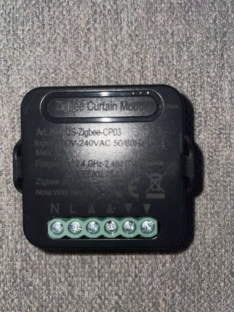 Zigbee Curtain Module - Ligação Interruptores