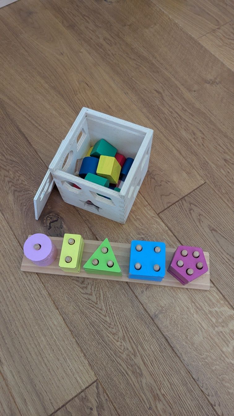 Drewniane sortery Goki i Melissa and Doug