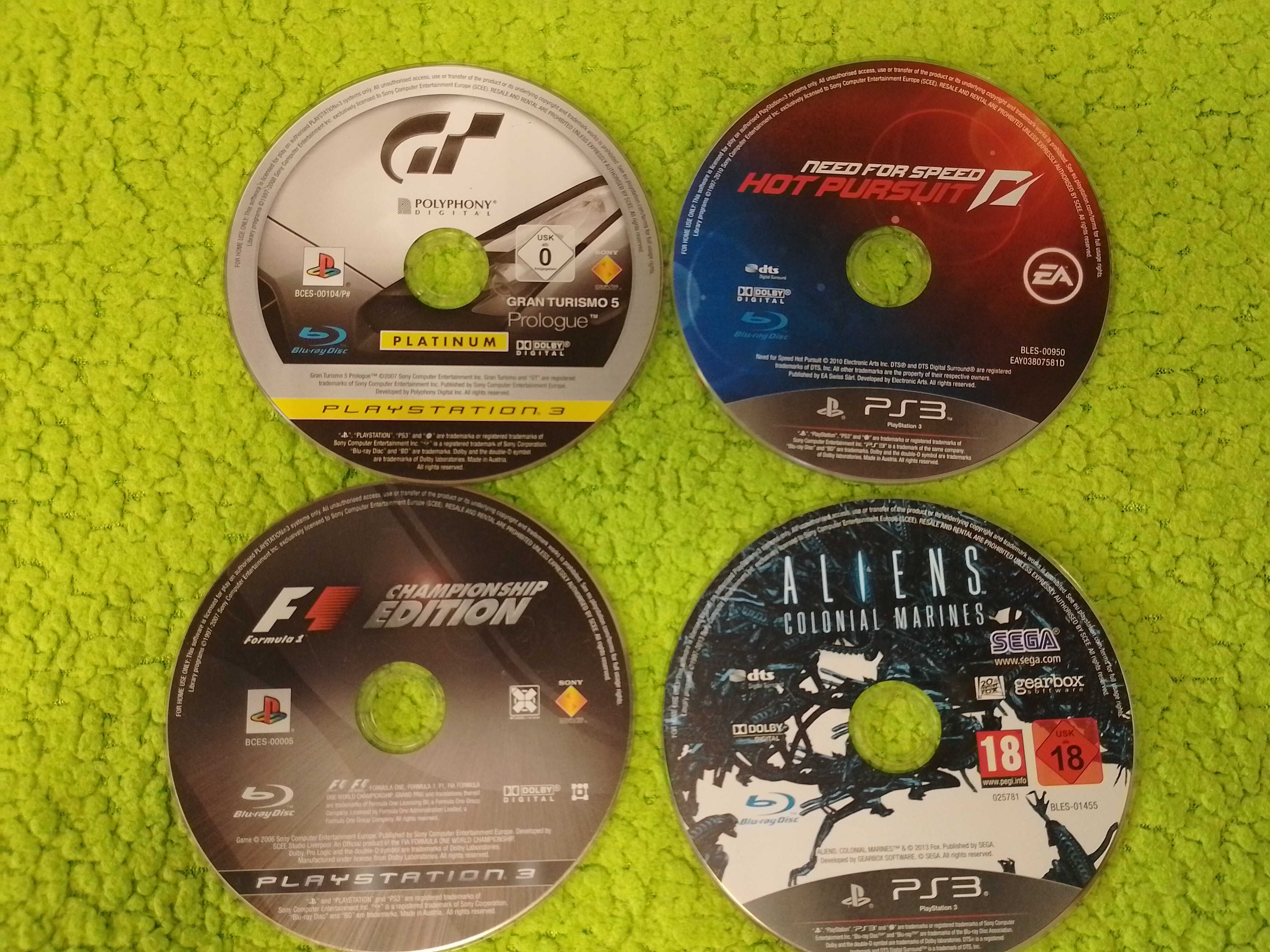 PS3 zestaw gier same płyty
