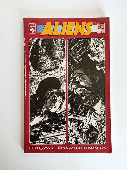 Livro de BD Aliens 1991 Edição Encadernada Mini Série de luxo