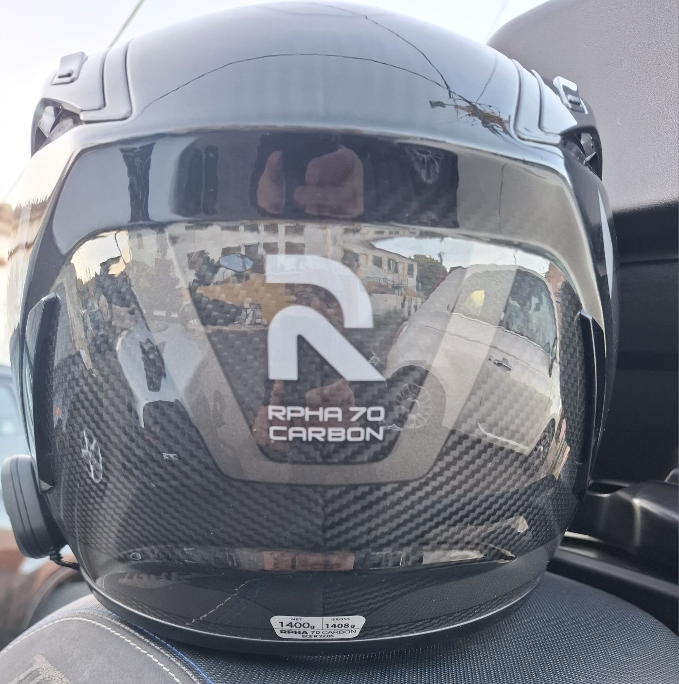 Capacete intregal Hjc rapha 70 em carbono tamanho L