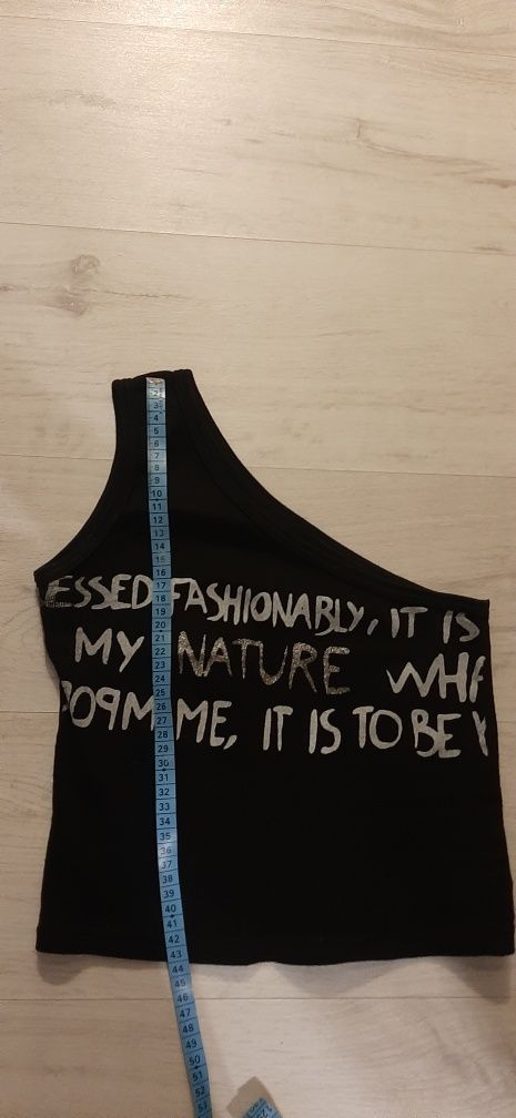 Krótki crop top, hit goły brzuch, bluzka na lato  rozm. S/M, 36-38