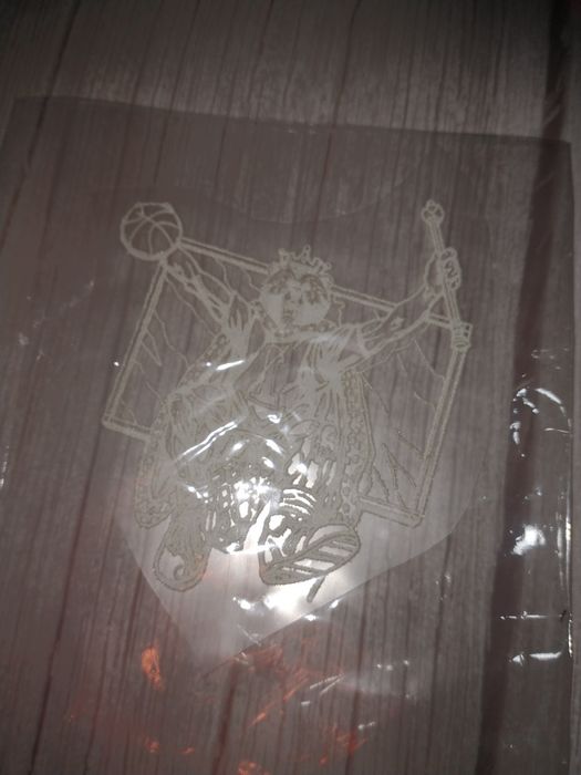 Наліпка баскетболіст. Люмінісцентна