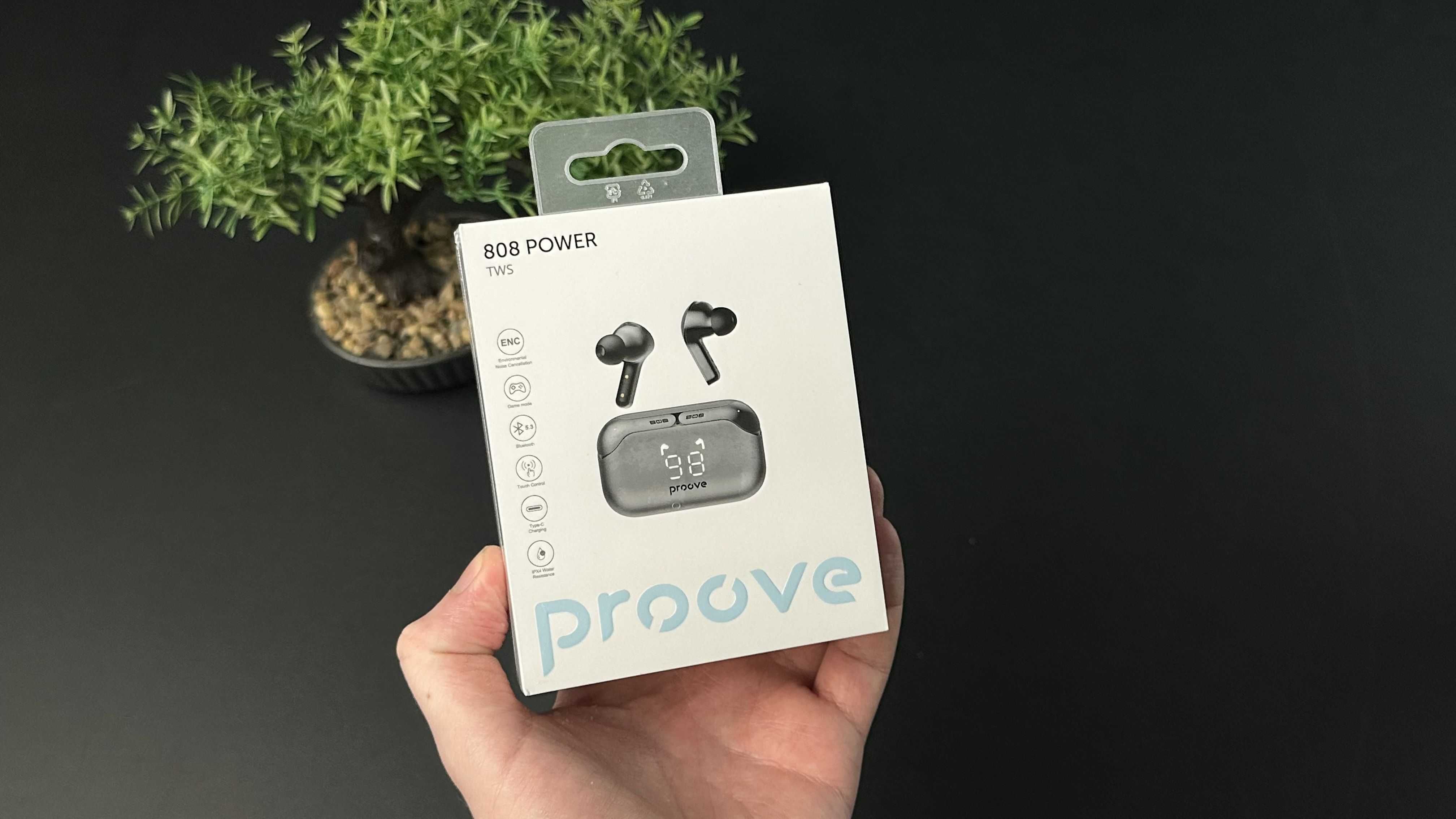 NEW Навушники TWS Proove 808 Power Gray Гарантія Trade In
