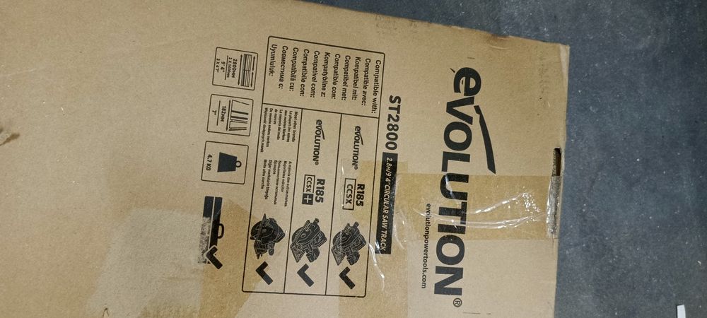 Szyna prowadząca listwa do zagłębiarki prowadnica Evolution  st2800