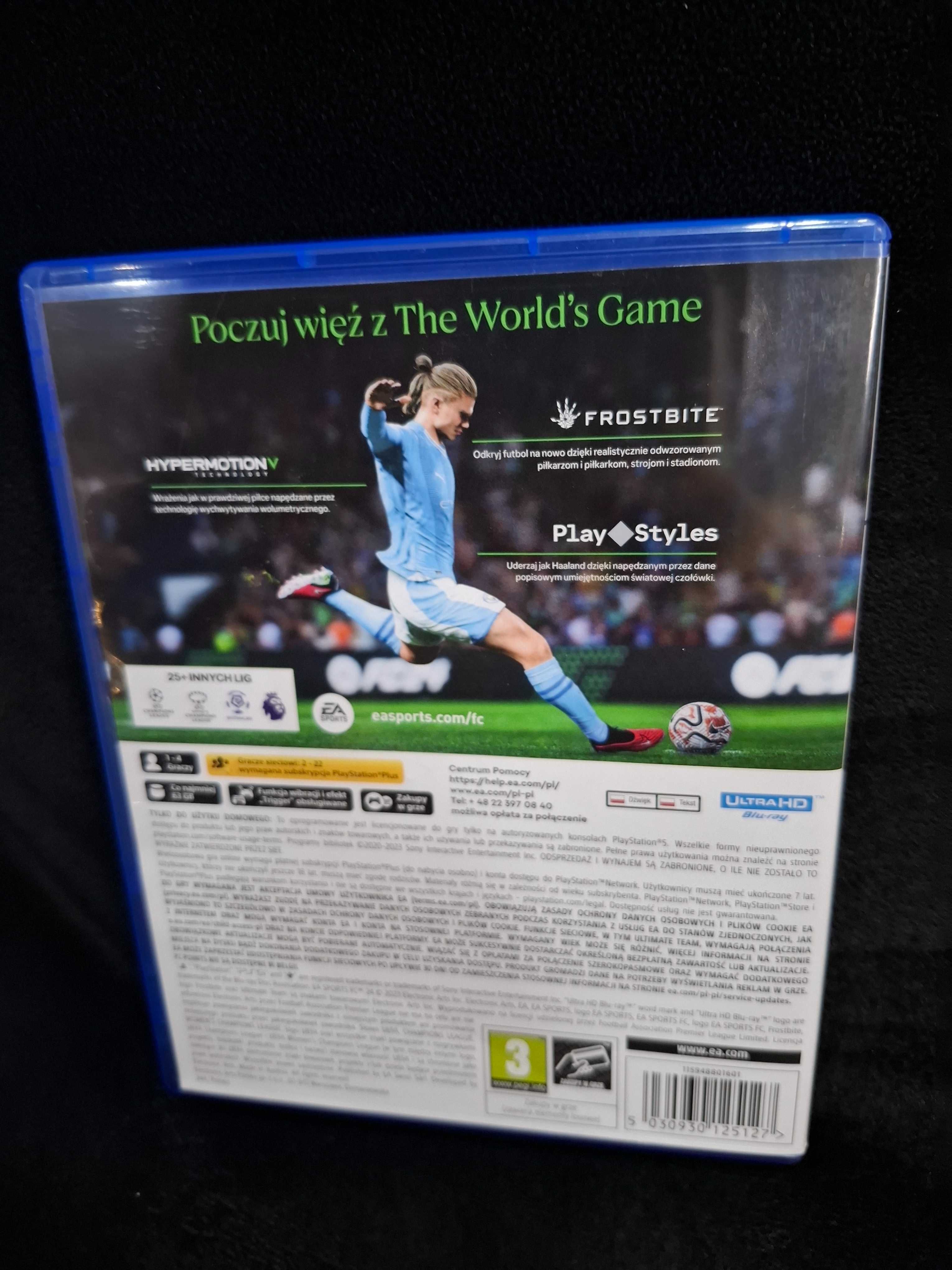PL Jak NOWA gra FC24 FC 24 Fifa 24 PS5 płyta lustro EA Sports