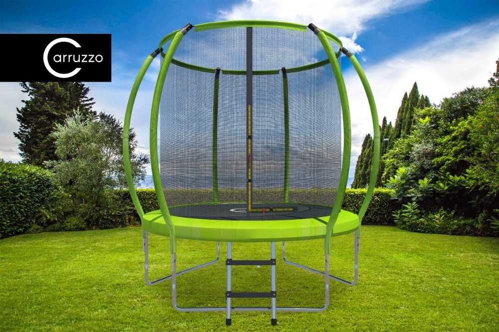 TRAMPOLINA ogrodowa PREMIUM dla dzieci 10FT 312cm siatka drabinka