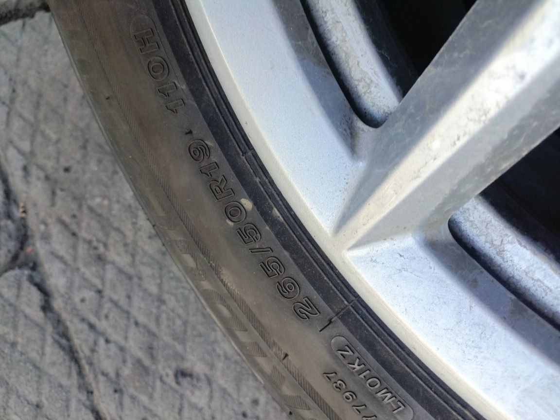 Koła aluminiowe zimowe BMW X5 265/50/19 Bridgestone