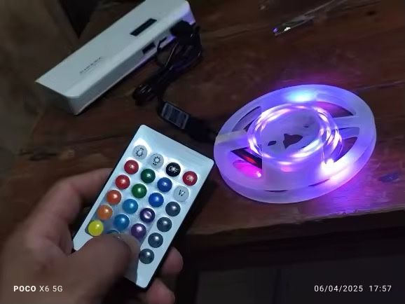 Fita LED RGB 5 metros - bluetooth